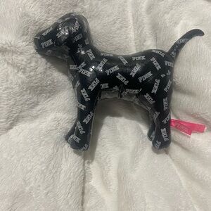 Victoria's Secret Black and White Logo Dog Figurine